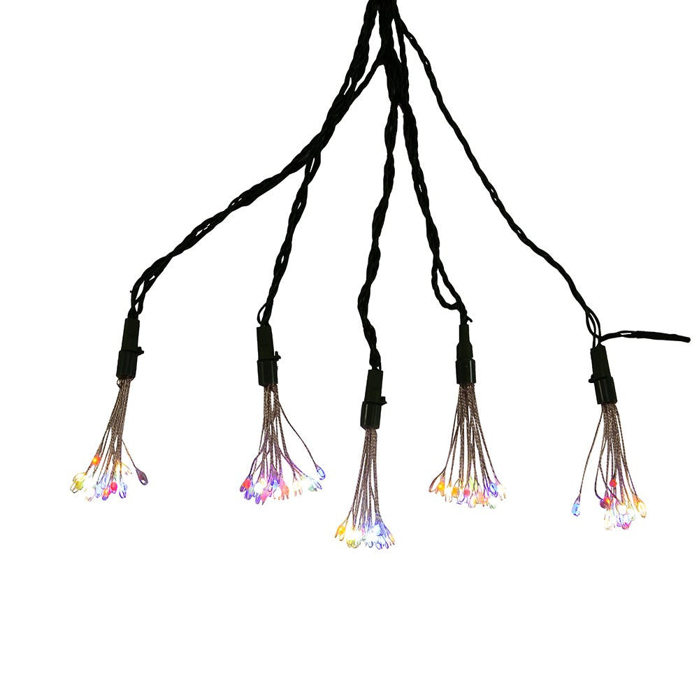 12' 75L Multicolor Superbright Twinkle LED Cluster Burst