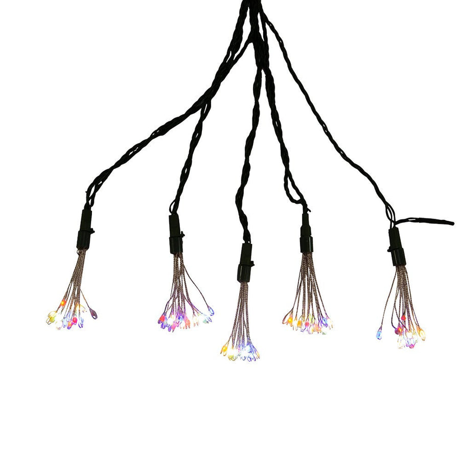 12' 75L Multicolor Superbright Twinkle LED Cluster Burst