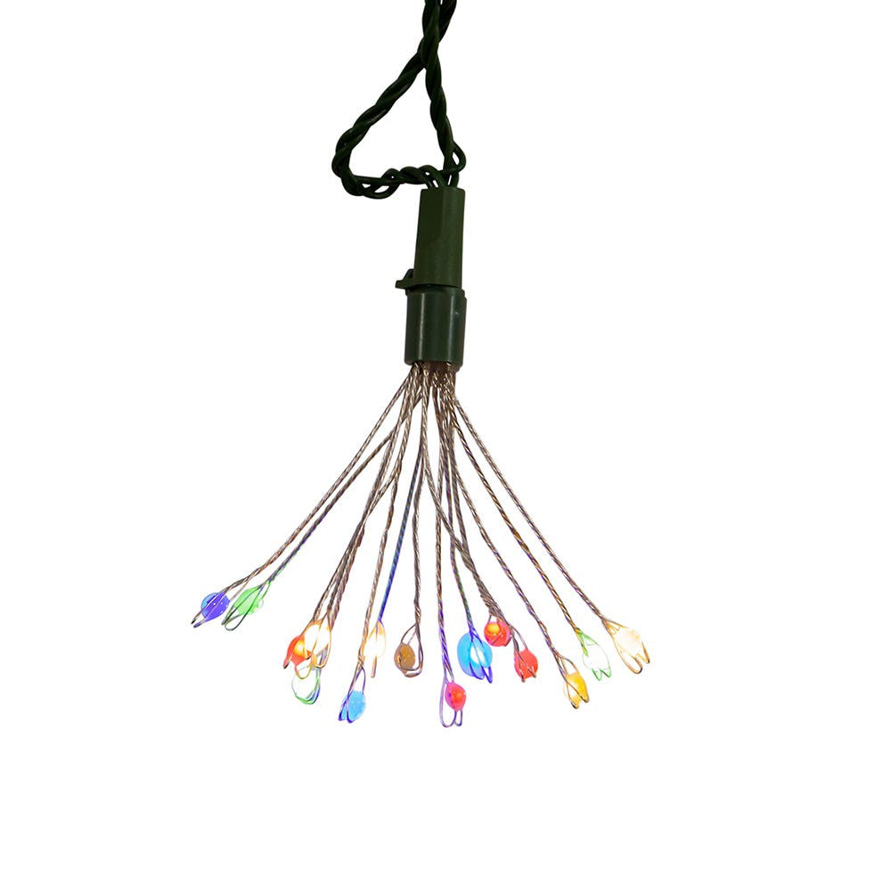 12' 75L Multicolor Superbright Twinkle LED Cluster Burst