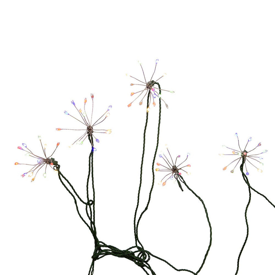 12' 75L Multicolor Superbright Twinkle LED Cluster Burst