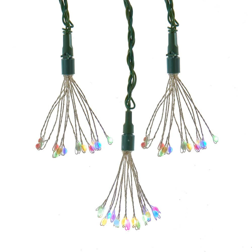 12' 75L Multicolor Superbright Twinkle LED Cluster Burst
