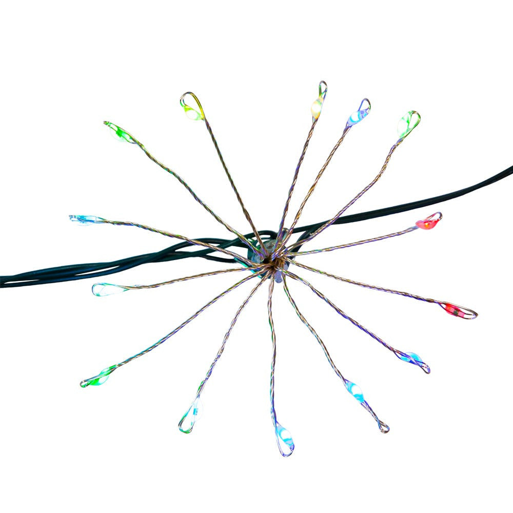 12' 75L RGB Superbright Twinkle LED Cluster Burst