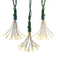 12' 75L Warm White Superbright Twinkle LED Cluster Burst