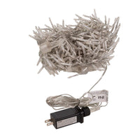 16' 480L RGB 3MM LED Twinkle Cluster Garland With Clear Wire