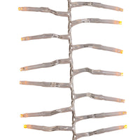 33' 1,000L Classic White 3MM LED Multifunction Cluster Garland With Clear Wire