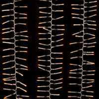 33' 1,000L Classic White 3MM LED Multifunction Cluster Garland With Clear Wire