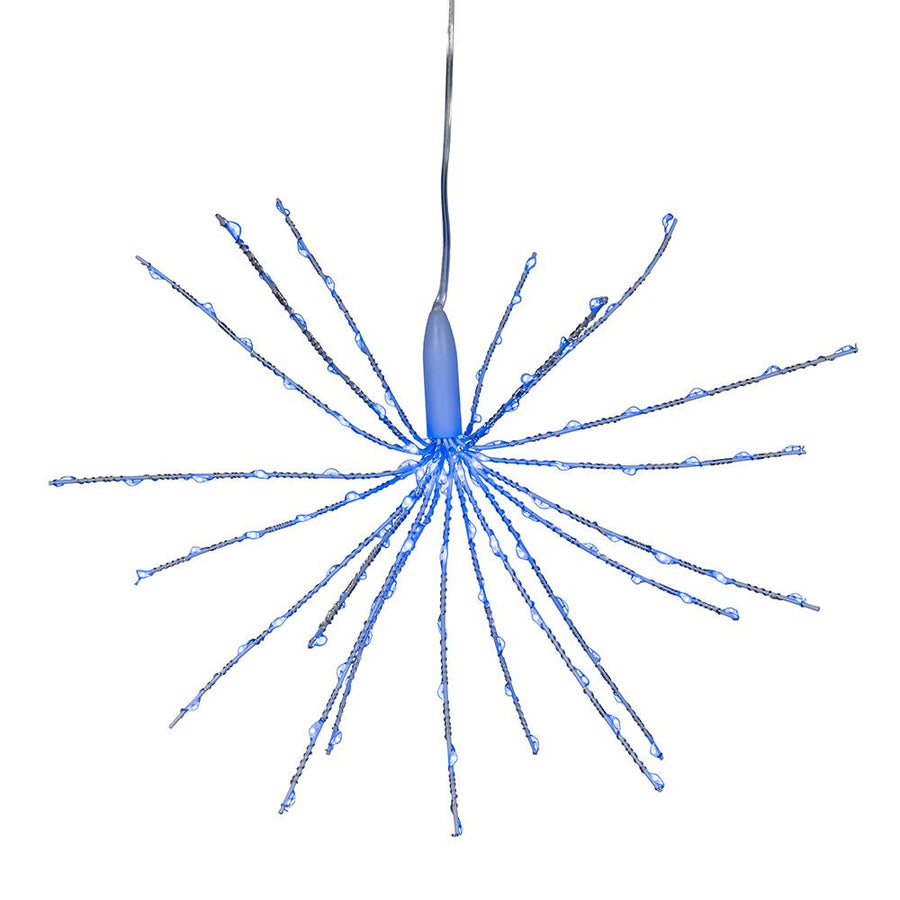 12" 3D Starburst with 120 Blue Fairy LED Lights