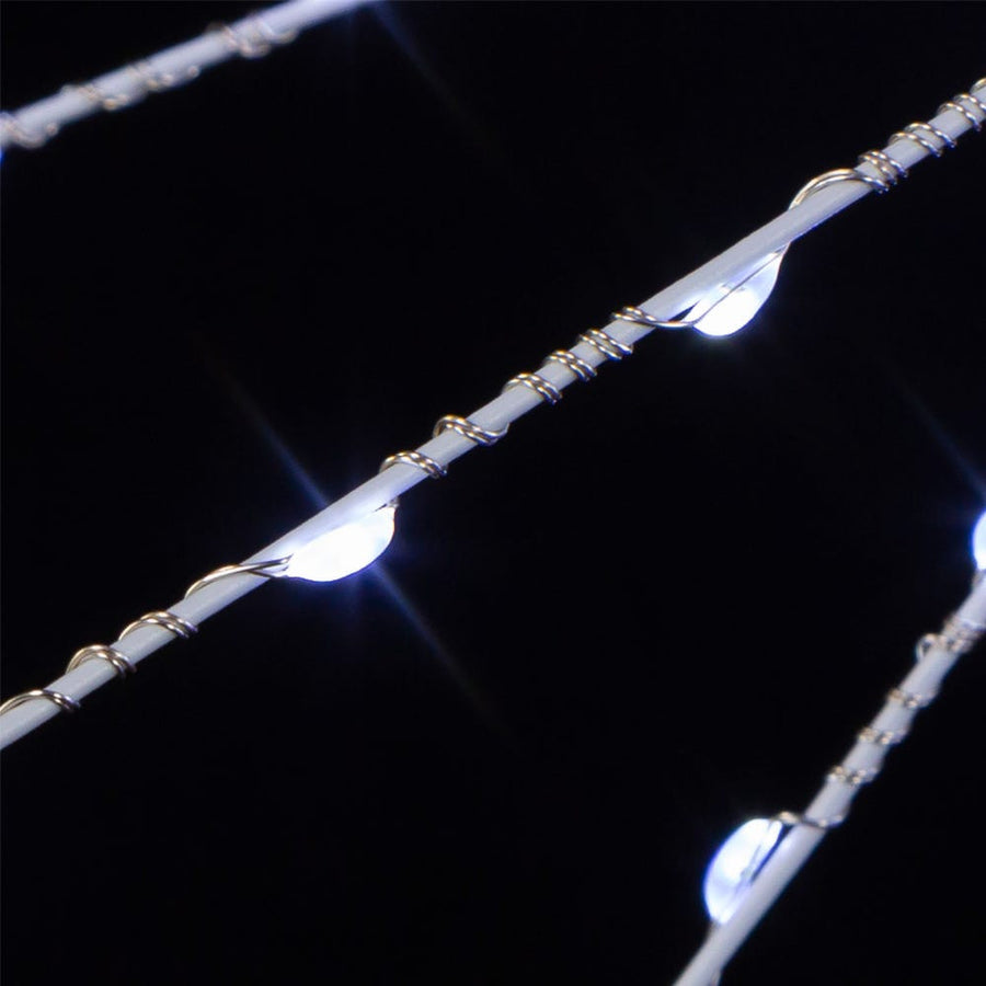 12" 120L Cool White Fairy LED 3D Starburst Light
