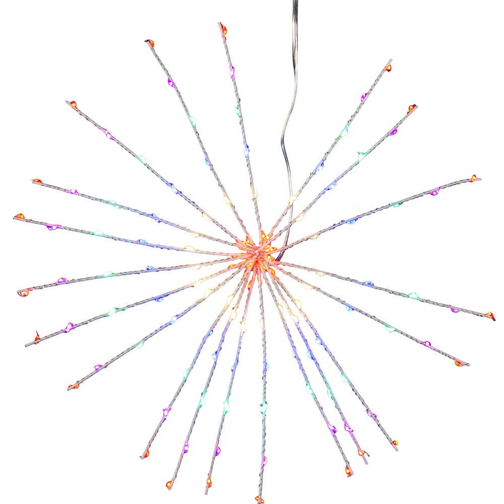 12" 120L Multicolor Fairy LED 3D Starburst Light