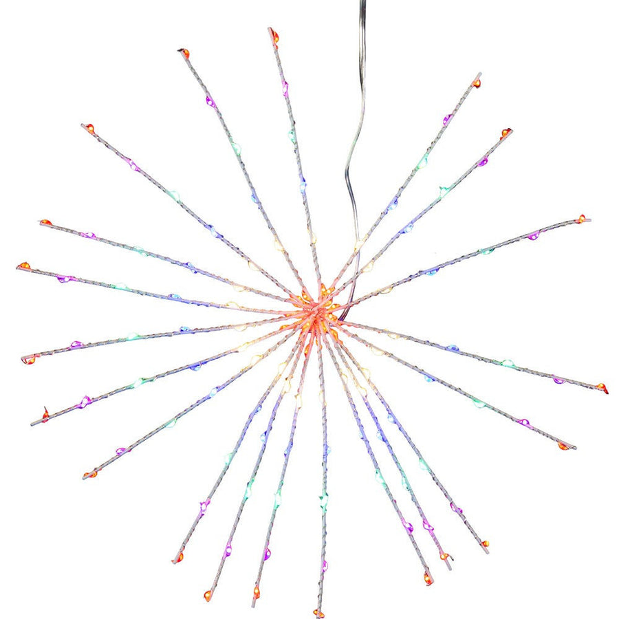 12" 120L Multicolor Fairy LED 3D Starburst Light