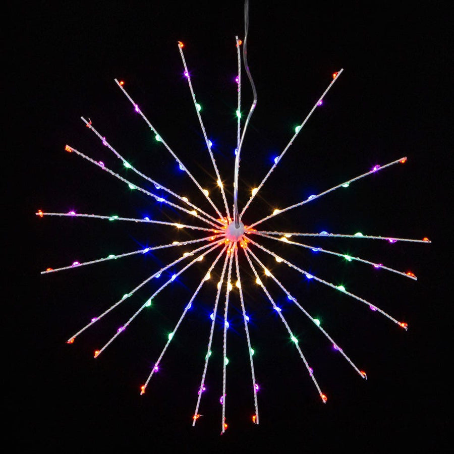 12" 120L Multicolor Fairy LED 3D Starburst Light