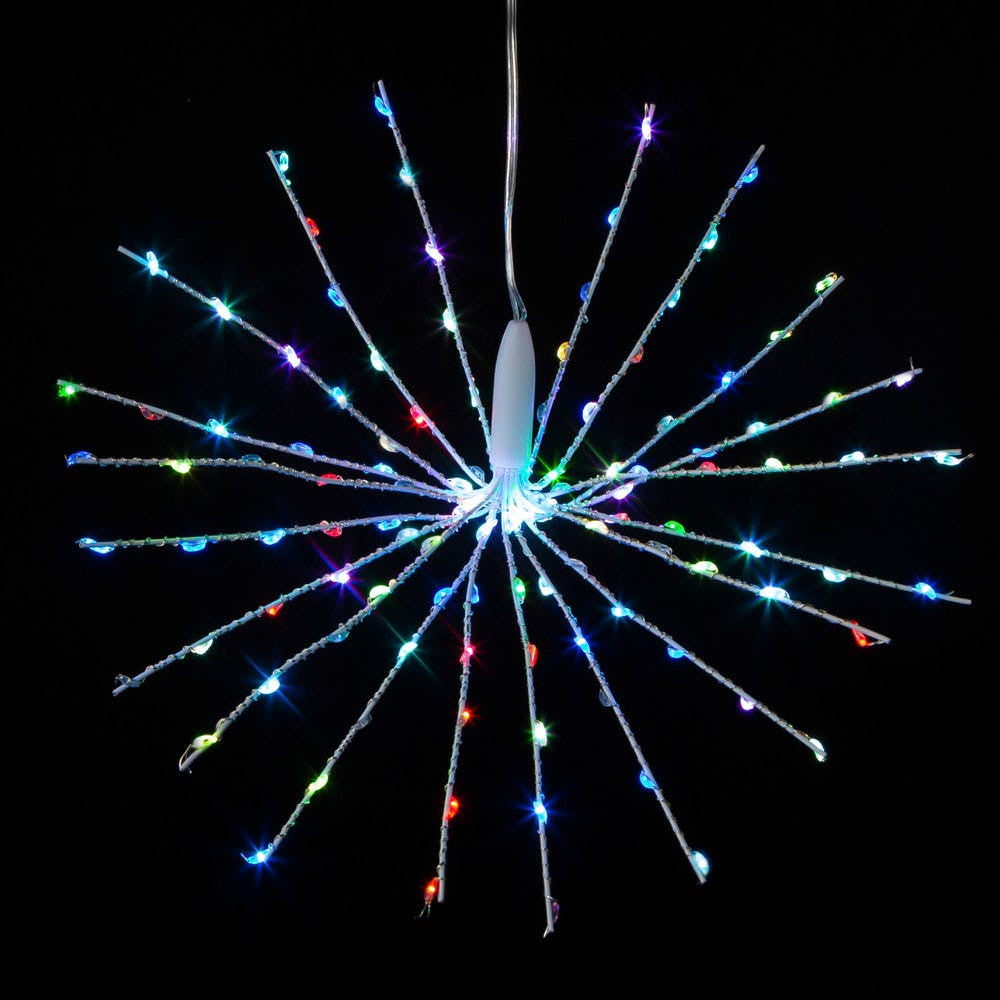 12" 120L RGB Twinkle Fairy LED 3D Starburst Light