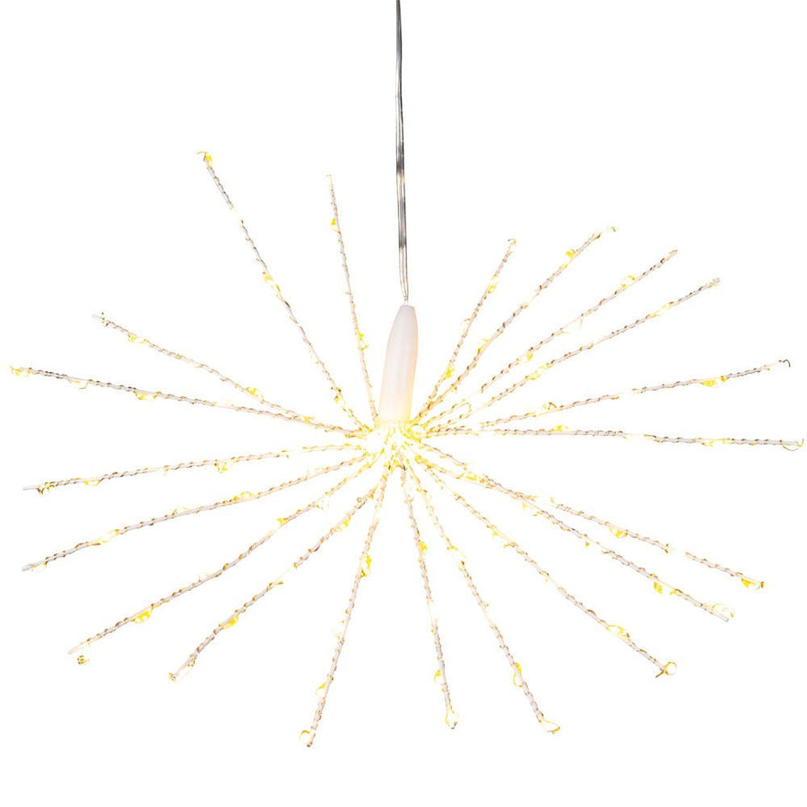 12" 120L Warm White & Cool White Fairy LED 3D Starburst Light