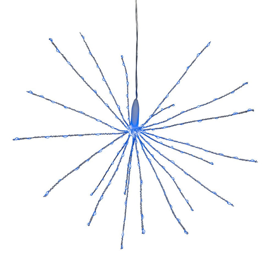 16" 3D Starburst with 160 Blue Fairy LED Lights