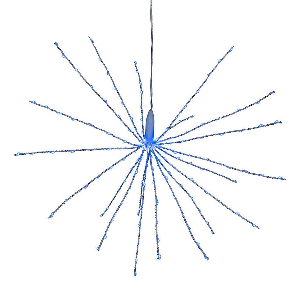 16" 3D Starburst with 160 Blue Fairy LED Lights