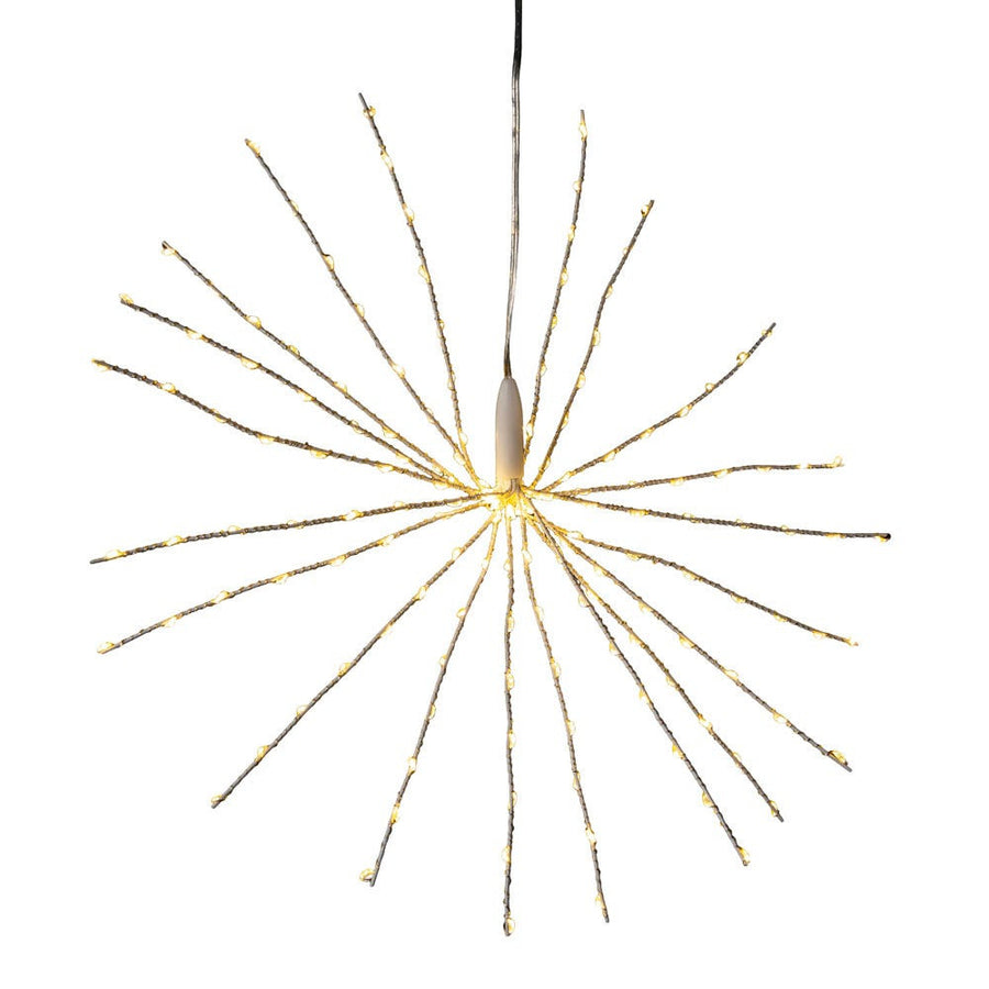 16" 160L Warm White Fairy LED 3D Starburst Light