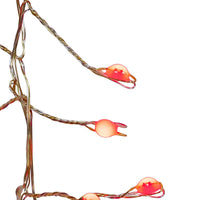 8' 240L RGB Multifunction LED Fairy Cluster Garland + Remote