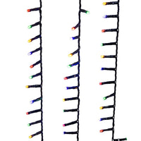 49' 600L Dual Color Led Multifunction Rice Lights With Green Wire On Spool