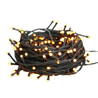 33' 1000L Variable White LED Multifunction Green Wire Cluster Garland + Remote