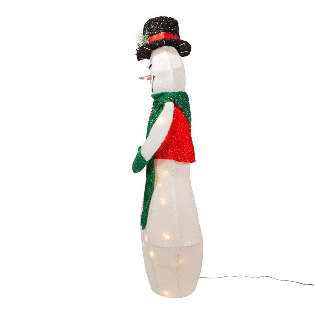 36" LED Light-Up Animated Snowman Lawn DÃ©cor