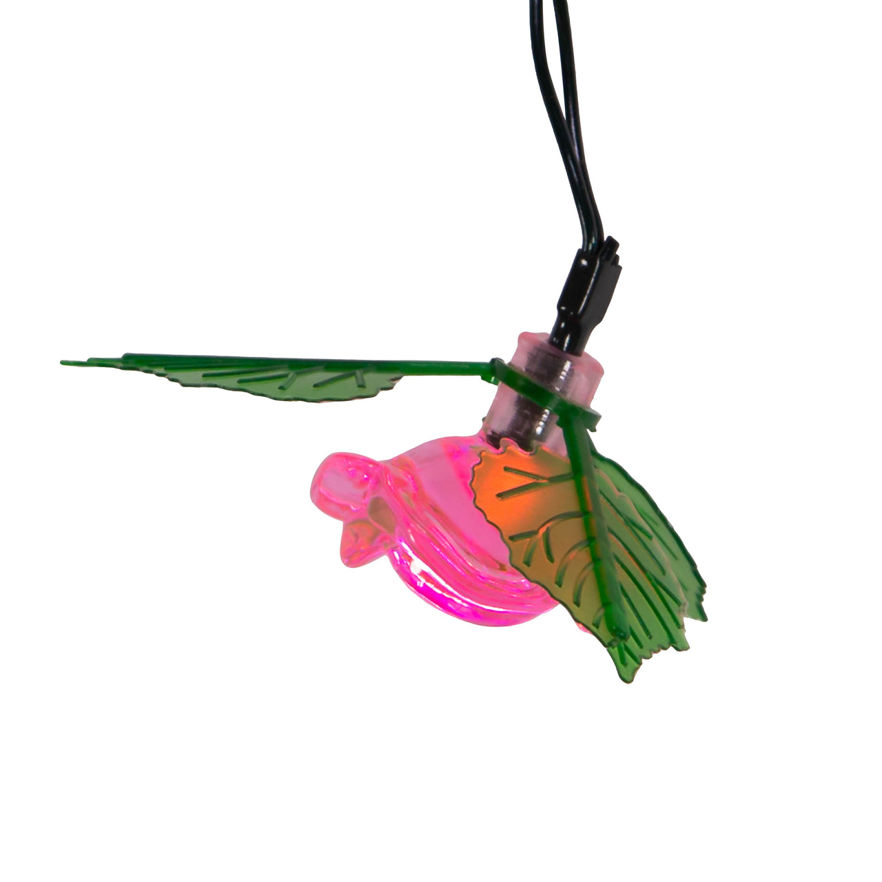 12' 10L Pink LED Rose Light Set