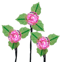 12' 10L Pink LED Rose Light Set