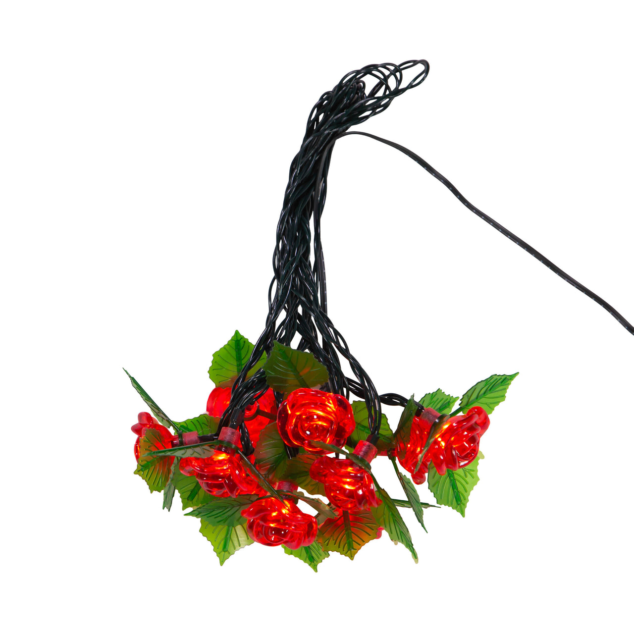 12' 10L Red Rose LED Light Set