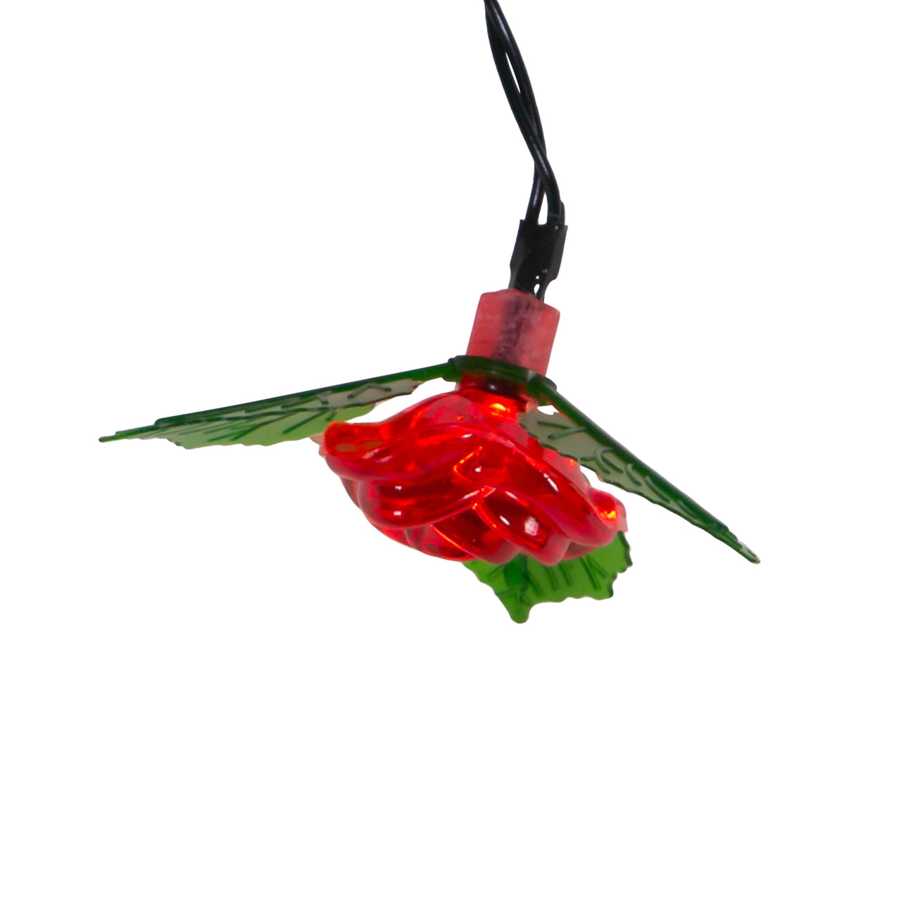 12' 10L Red Rose LED Light Set
