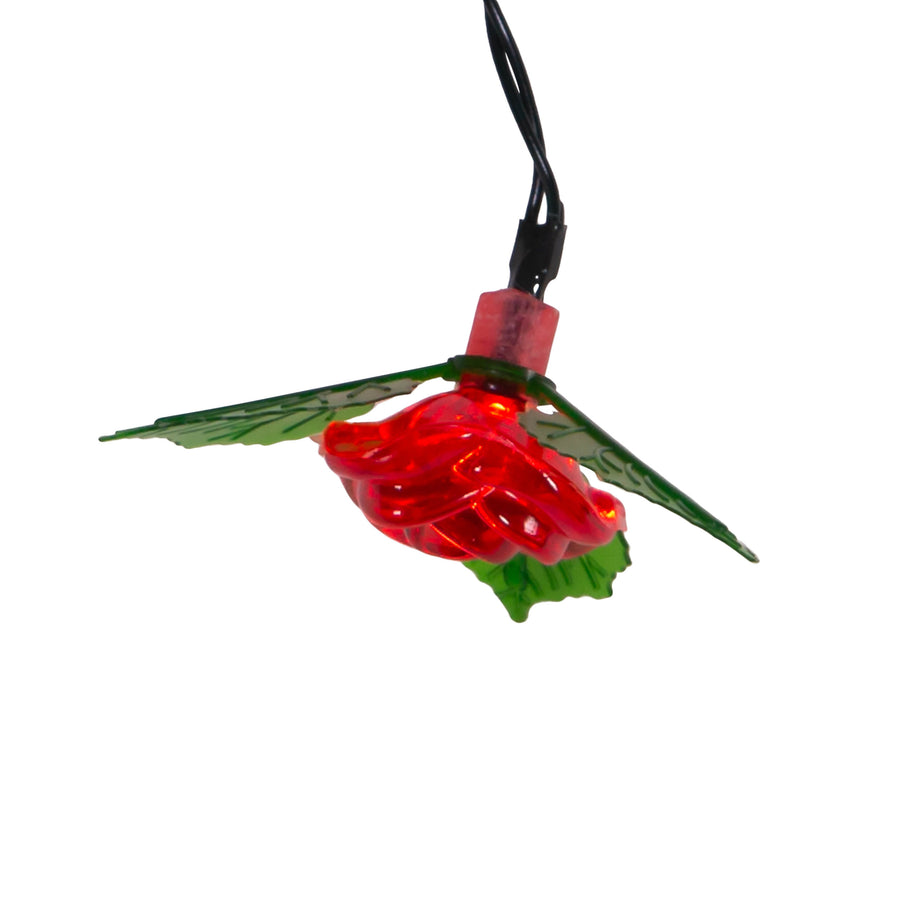 12' 10L Red Rose LED Light Set