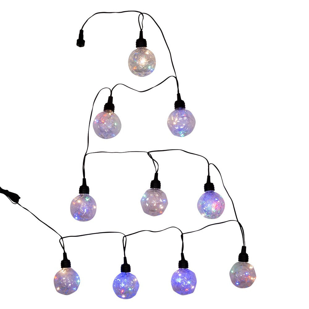 60' 60L 10-Piece Multicolored Fairy LED Connectible Light Set