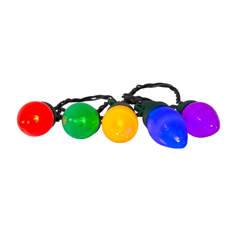 20.4' 50L C7 Multicolor LED Multifunction Light Set With Green Wire