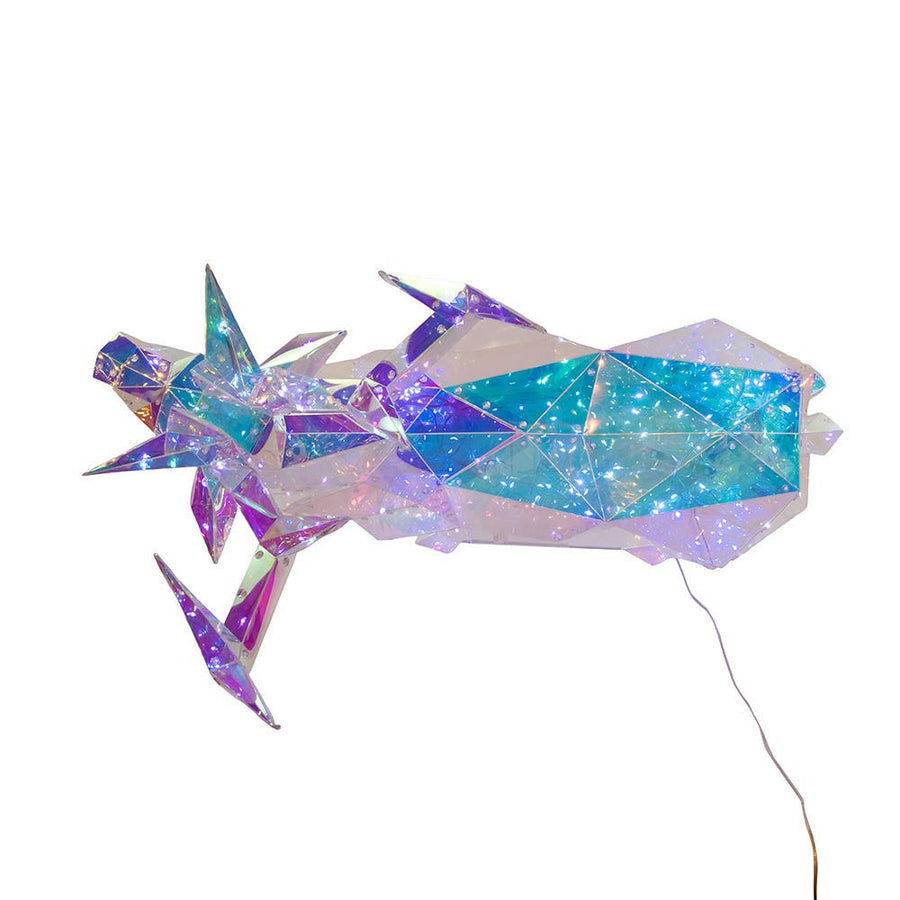 35.4" Lighted Magical Iridescence Holographic Reindeer