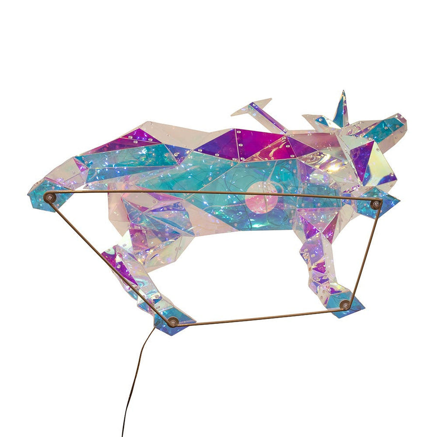 35.4" Lighted Magical Iridescence Holographic Reindeer