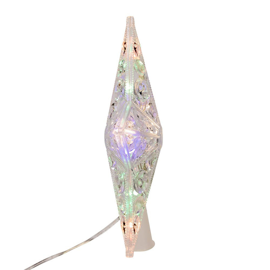 8.65" 11L Dual Color (Multi & Warm White) LED With Color Effect Star Treetop + Remote