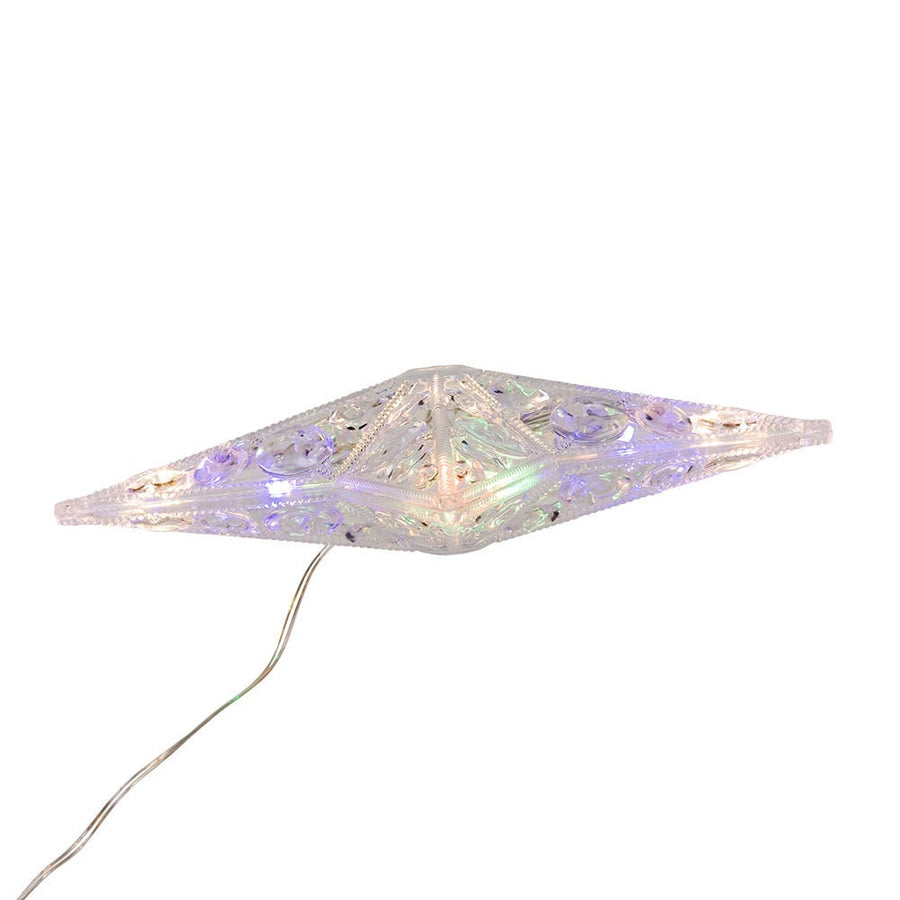 8.65" 11L Dual Color (Multi & Warm White) LED With Color Effect Star Treetop + Remote
