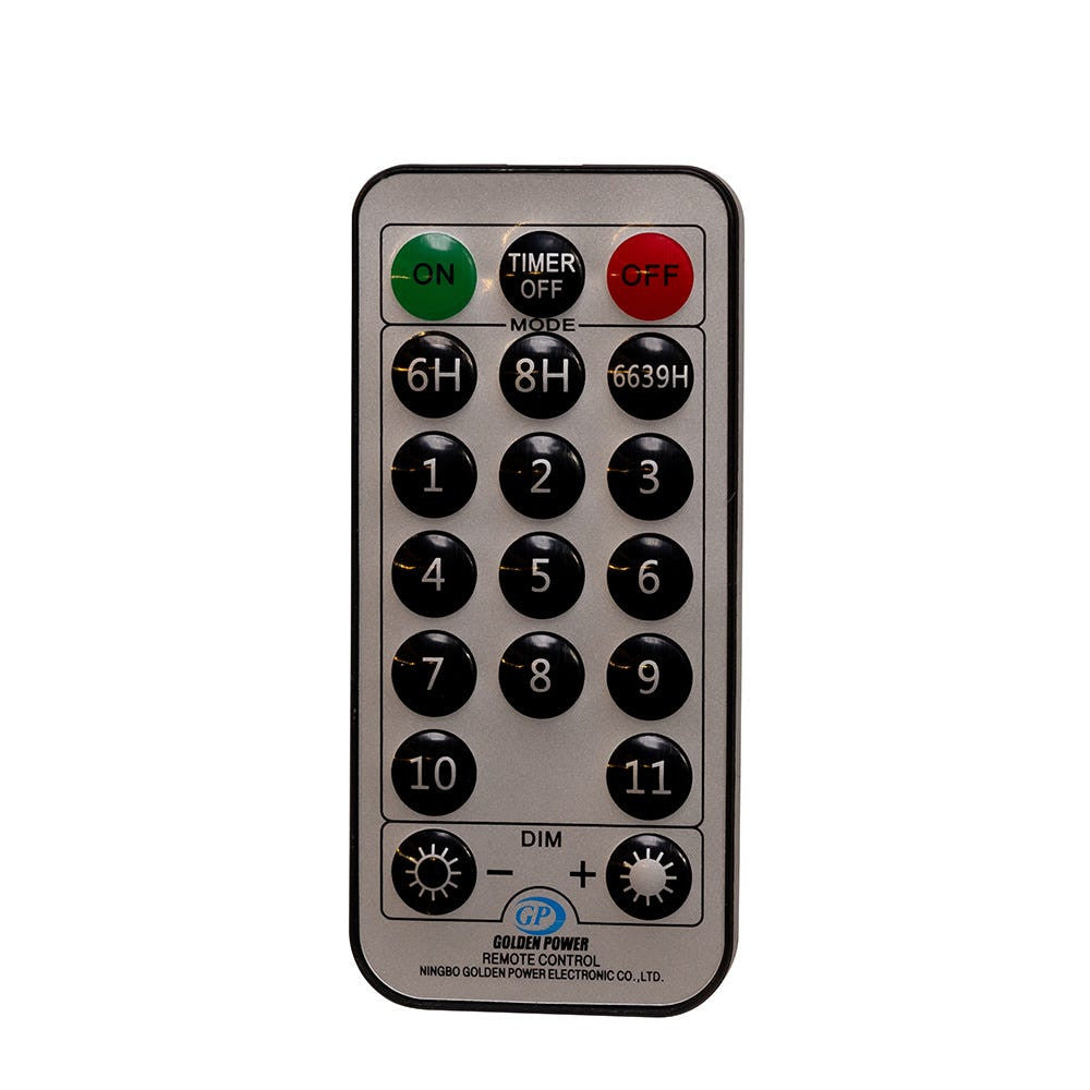 8.65" 11L Dual Color (Multi & Warm White) LED With Color Effect Star Treetop + Remote