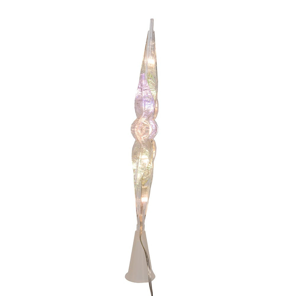 12.6" 11L Dual Color (Multi & Warm White) LED With Color Effect Star Treetop + Remote