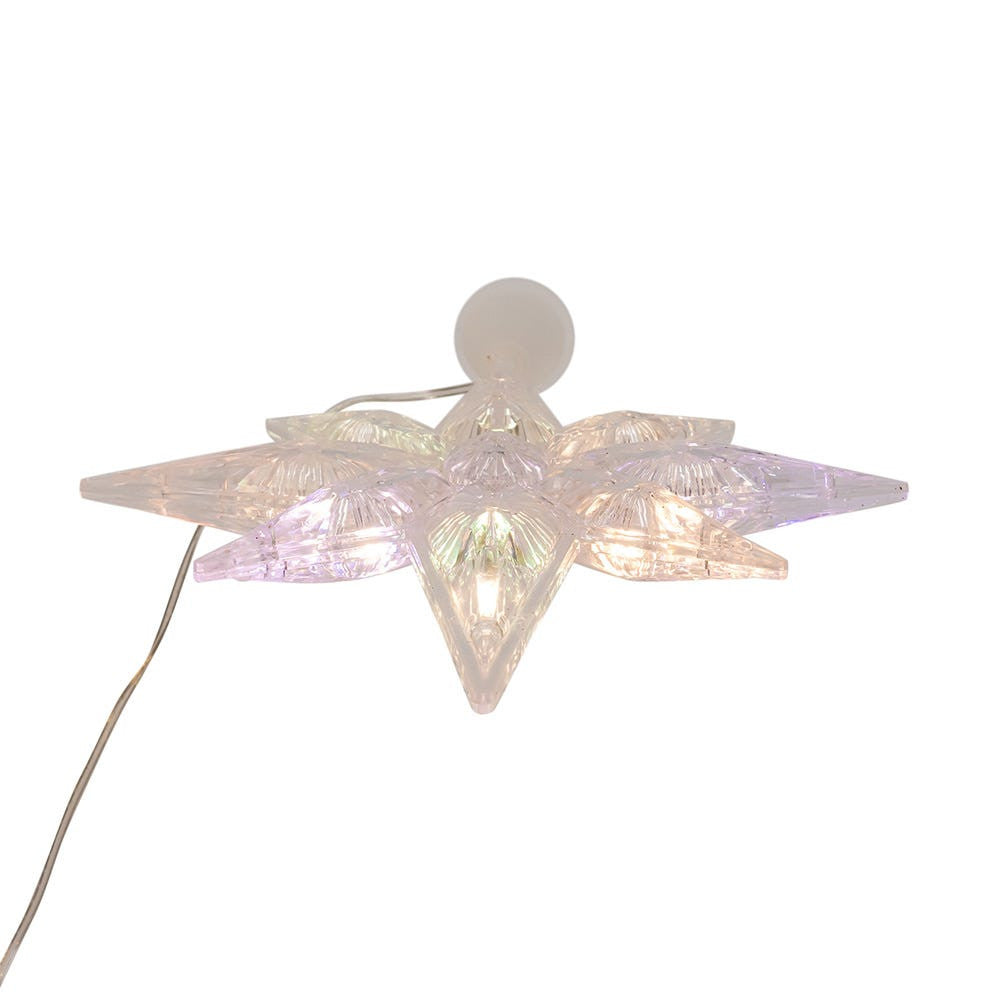 12.6" 11L Dual Color (Multi & Warm White) LED With Color Effect Star Treetop + Remote