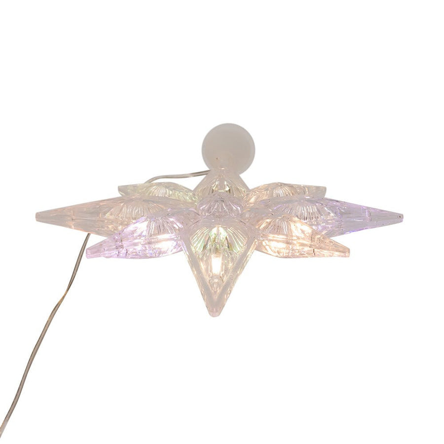 12.6" 11L Dual Color (Multi & Warm White) LED With Color Effect Star Treetop + Remote