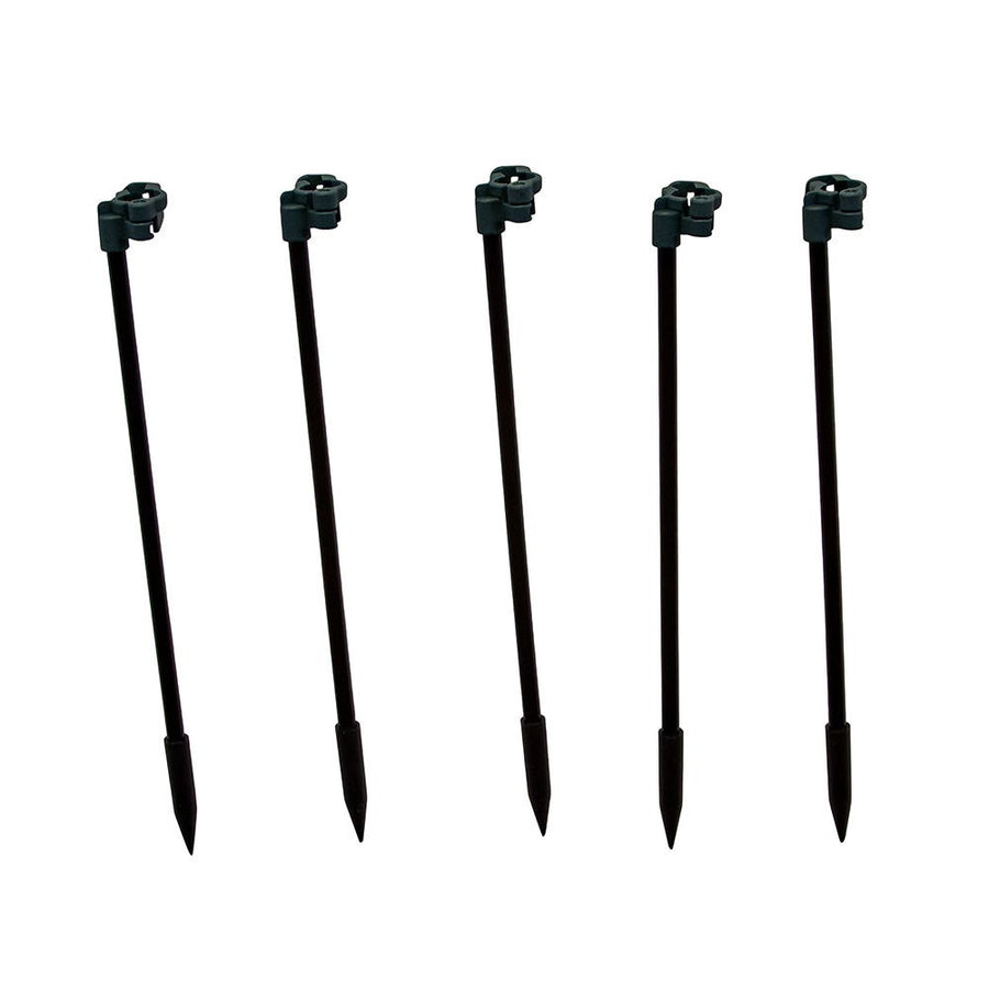 14' 10-Piece Dual Color (Pure White & Warm White) LED Bubble G40 String Yard Stakes