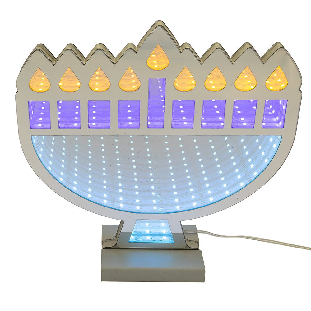 23.6" Menorah Infinity Light