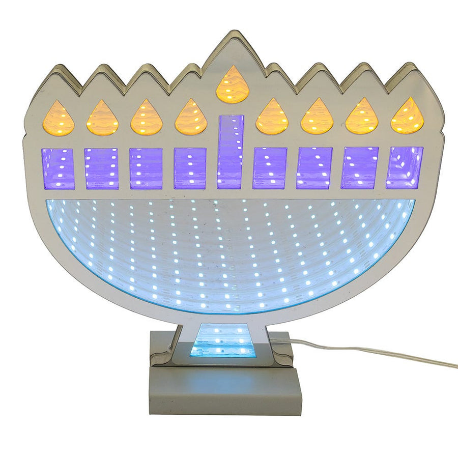 23.6" Menorah Infinity Light