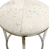 Sacha Safari Cowhide Stool