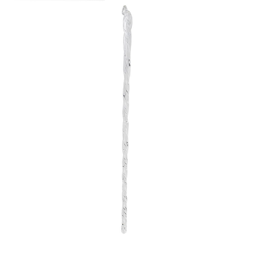 Twisted Glass Icicle Ornaments