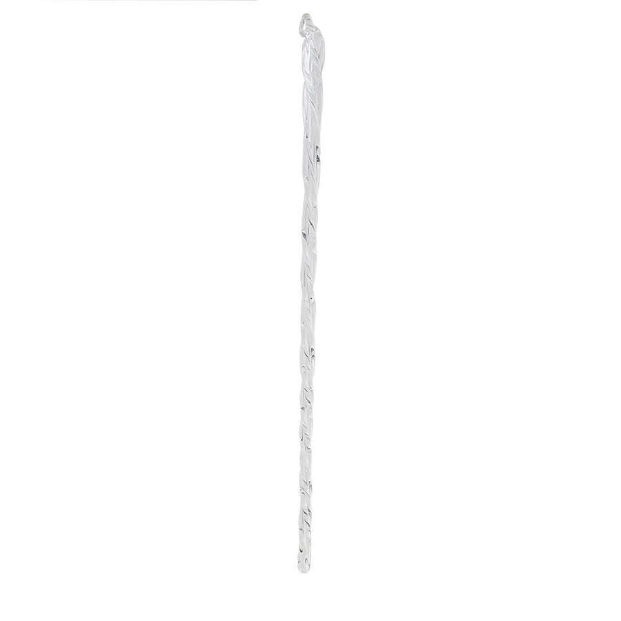 Twisted Glass Icicle Ornaments