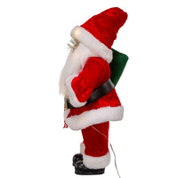12“ Battery Operated LED Lighted Santa Table Piece