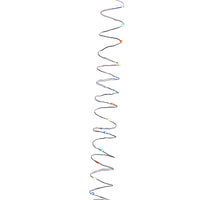 16.3' Battery Operated 50L Multicolor Fairy LED Green Wire Light Set In PDQ