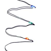 16.3' Battery Operated 50L Multicolor Fairy LED Green Wire Light Set In PDQ