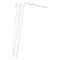 8' Battery Operated 25L Cool White Fairy LED Green Wire Light Set In PDQ
