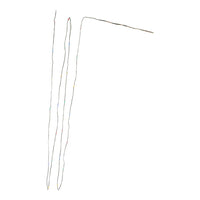 8' Battery Operated 25L Multicolor Fairy LED Green Wire Light Set In PDQ